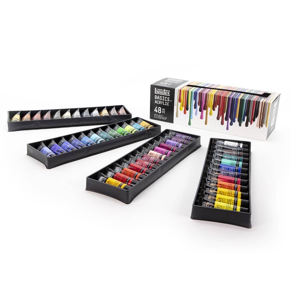 SET ACRILICO LQXT BASICS 48X22 ML Liquitex Nacional Librería