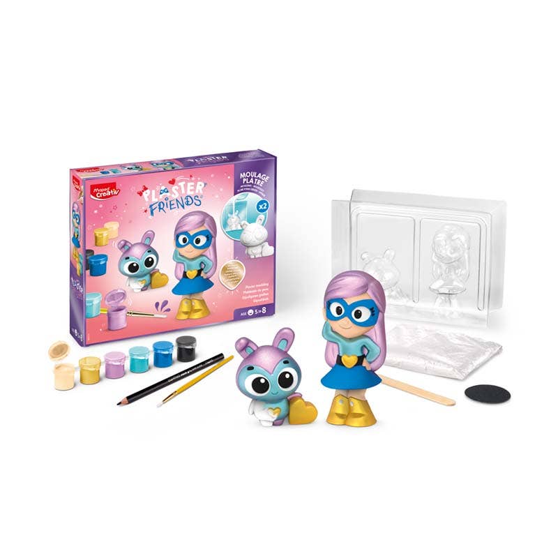 Set Figuras de Yeso Super Girl Maped Nacional Librería