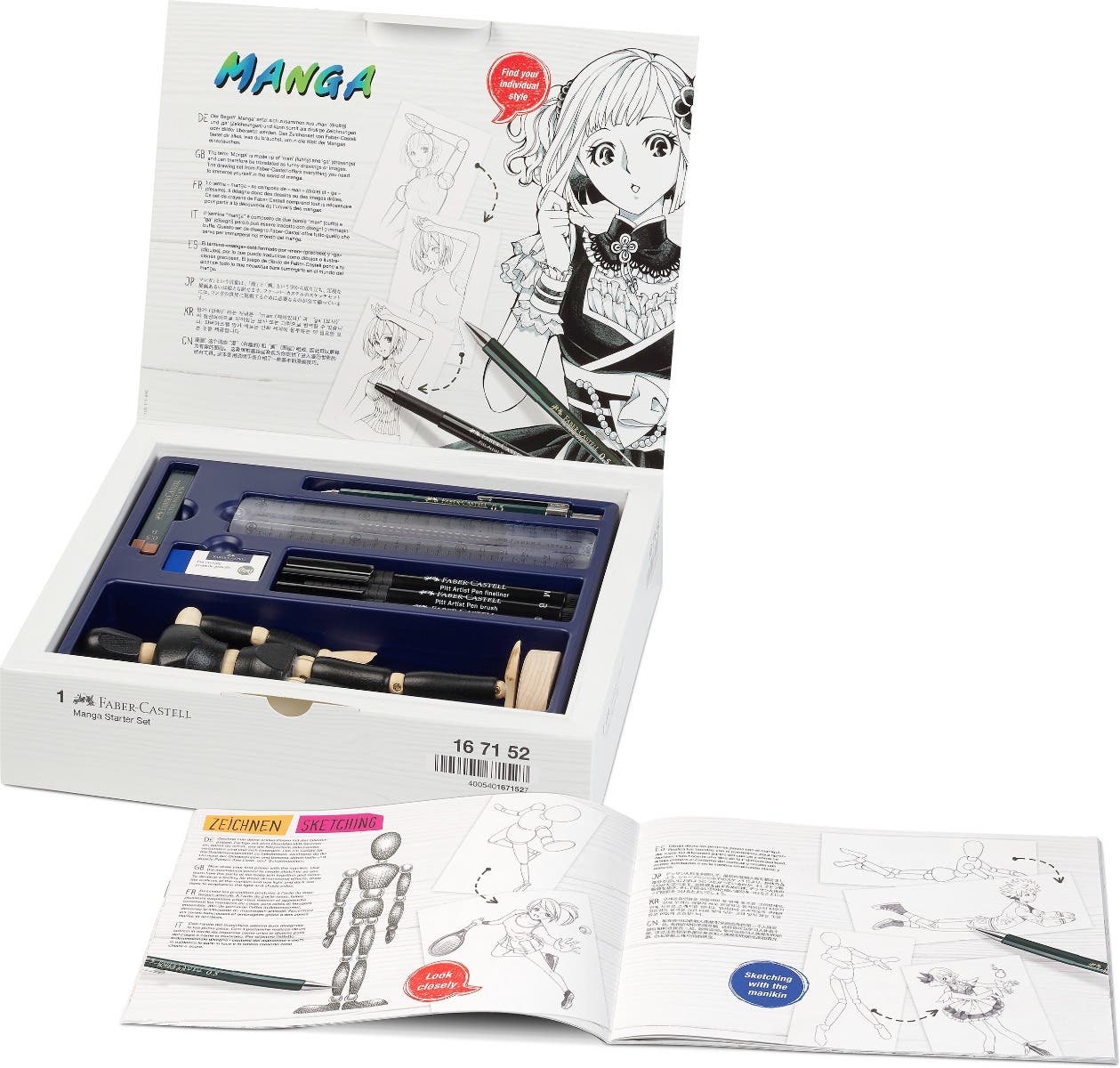 Set Manga kit inicial Faber Castell Nacional Librería
