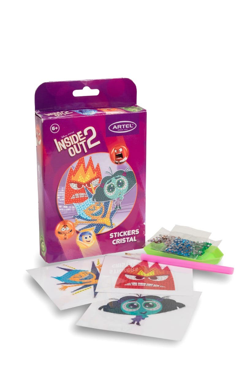 Set Stickers Crystal Intensamente 2 Artel Nacional Librería