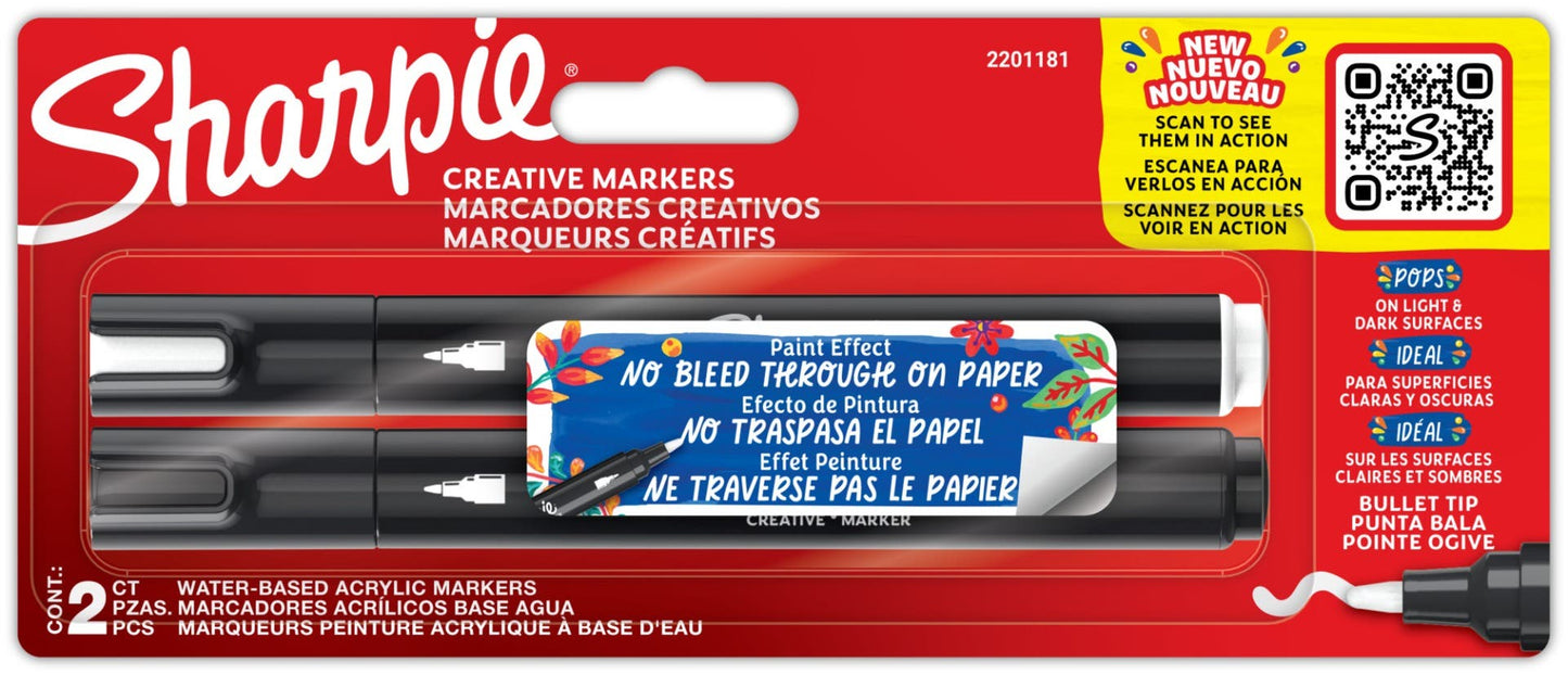 Sharpie Acrylic Punta Bala TjX2 Sharpie Nacional Librería