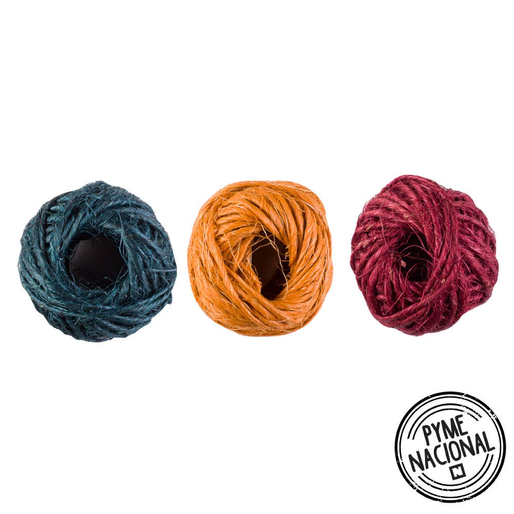 Sisal de colores 50 grs. aprox. Np Manualidades Nacional Librería
