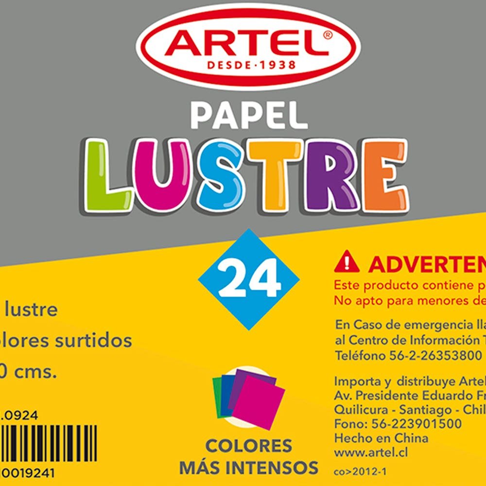 Sobre Papel Lustre Artel Artel Nacional Librería