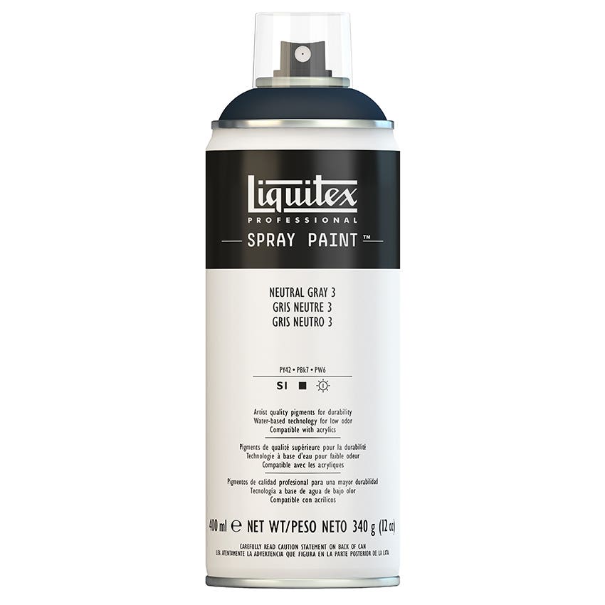 SPRAY LQTX 599 - 400ML GRIS NEUTRO 5 Liquitex Nacional Librería
