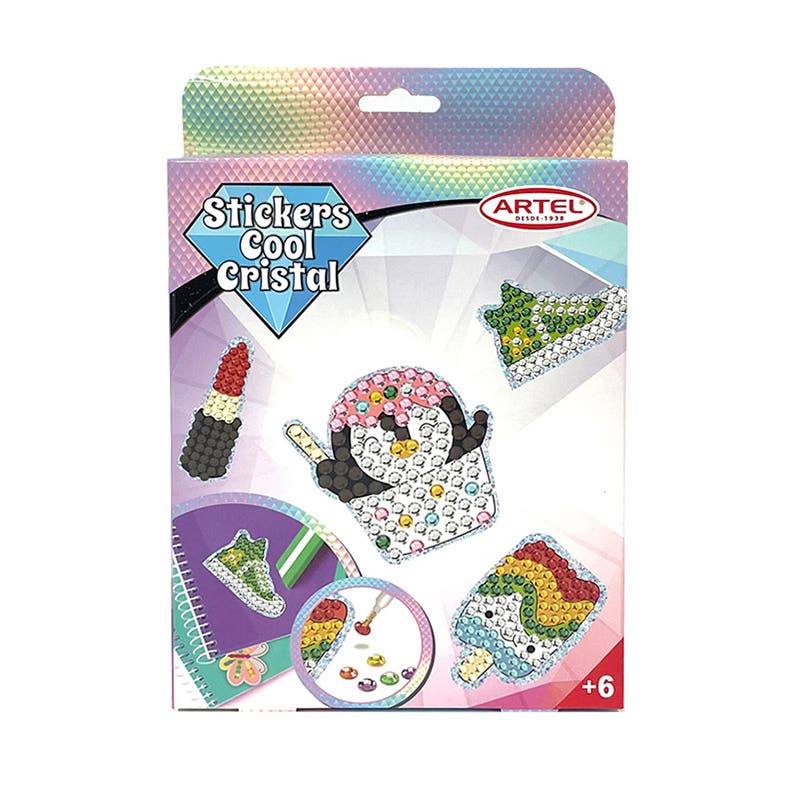 Stickers Crystal Cool Artel Nacional Librería