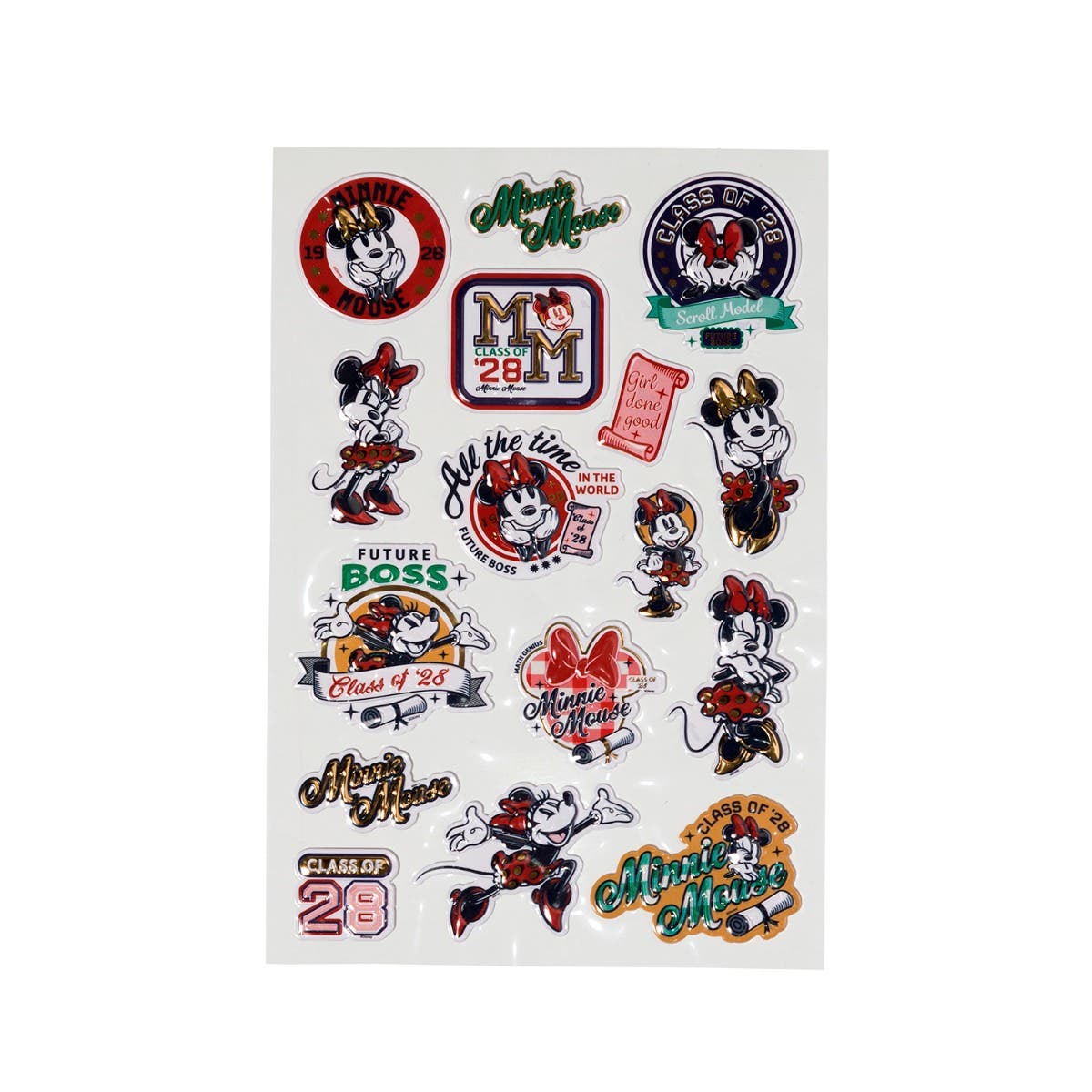 Stickers Minnie Fashion Artel Nacional Librería