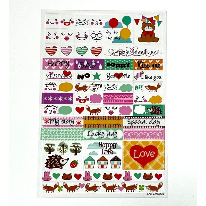 Stickers Planificacion diaria 4 hojas Artel Nacional Librería