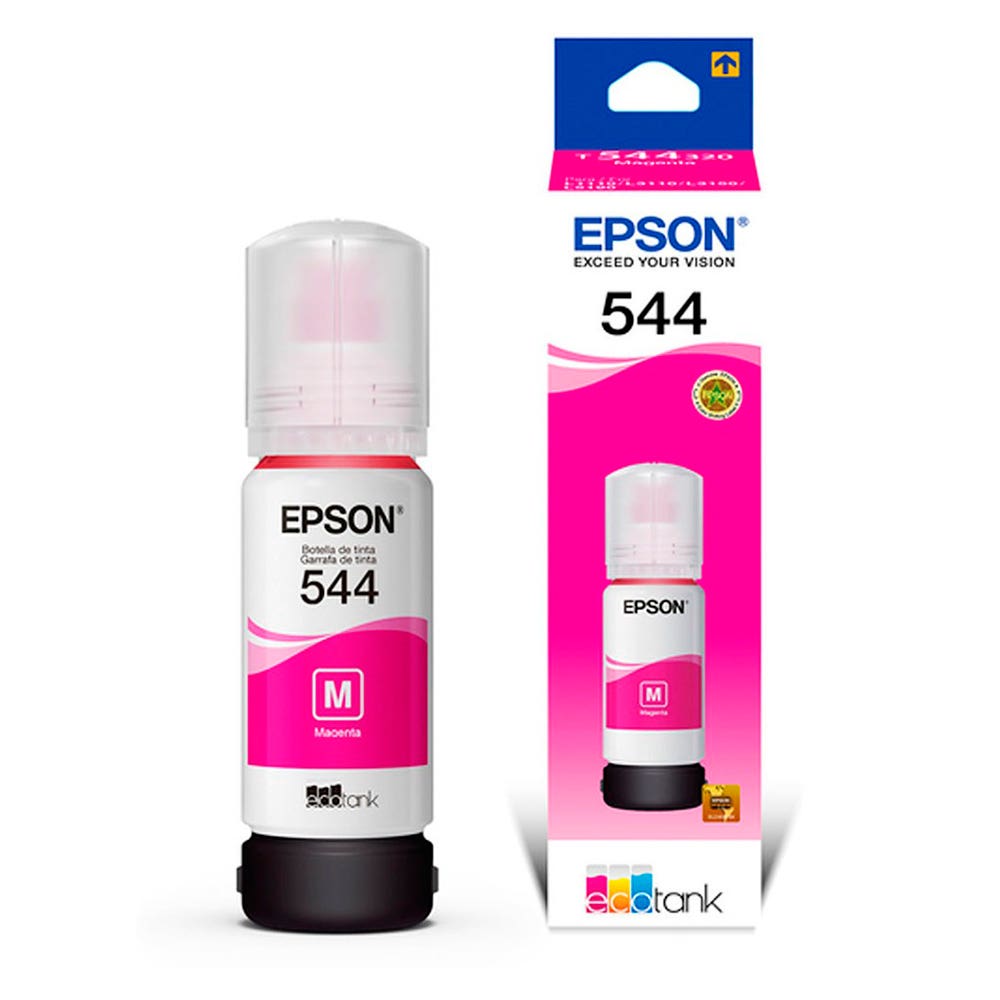 Tinta Botella T544 DYE Magenta Epson Nacional Librería