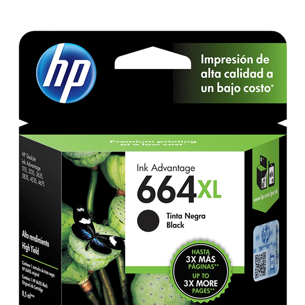 TINTA HP 664 XL TRICOLOR HP Nacional Librería