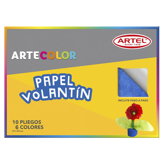 Estuche Artecolor Papel Volantín Artel