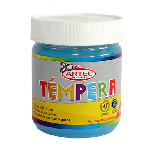 Frasco Tempera Celeste 48 100ml. Artel
