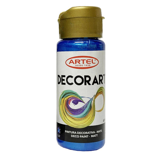 Fco 60ml Decorart Metálico Azul 129