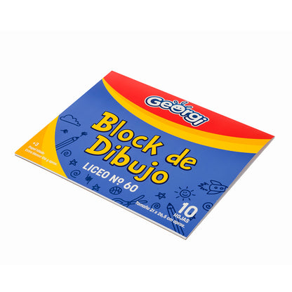 Block de Dibujo Liceo Georgi #60 10 Hojas