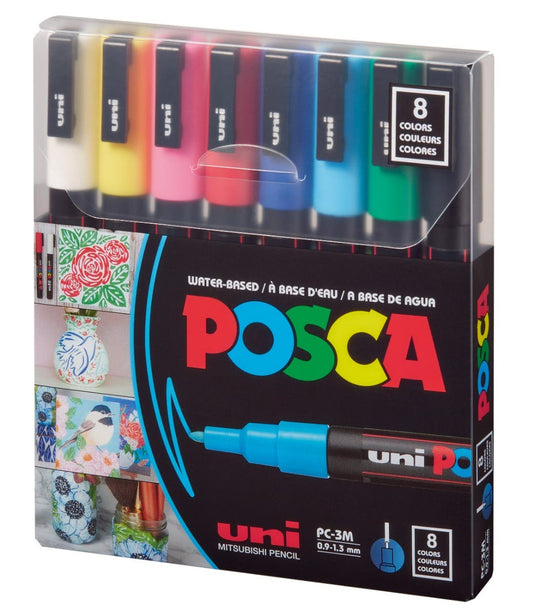 Set Marcador POSCA 3M 8 Colores