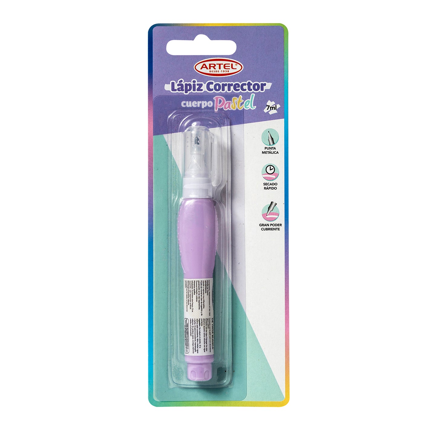 Corrector Lápiz  Artel Pastel 7 ml Punta Metálica