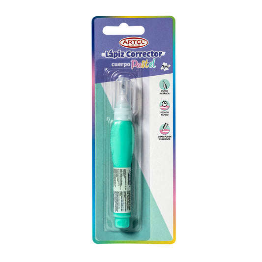 Corrector Lápiz  Artel Pastel 7 ml Punta Metálica