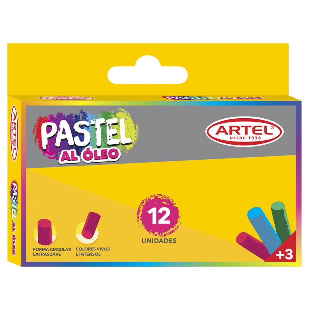 0il Pastel  ARTEL 12 colores