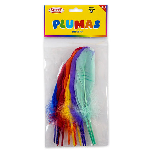 Pluma Completa Colores 12Pcs