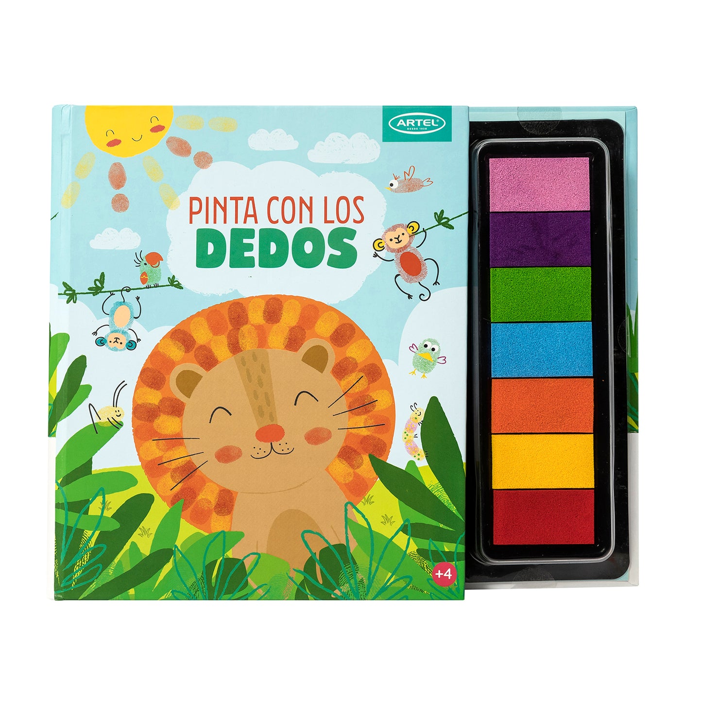 Libro de dibujos con huellas dactilares Artel