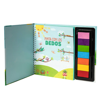 Libro de dibujos con huellas dactilares Artel