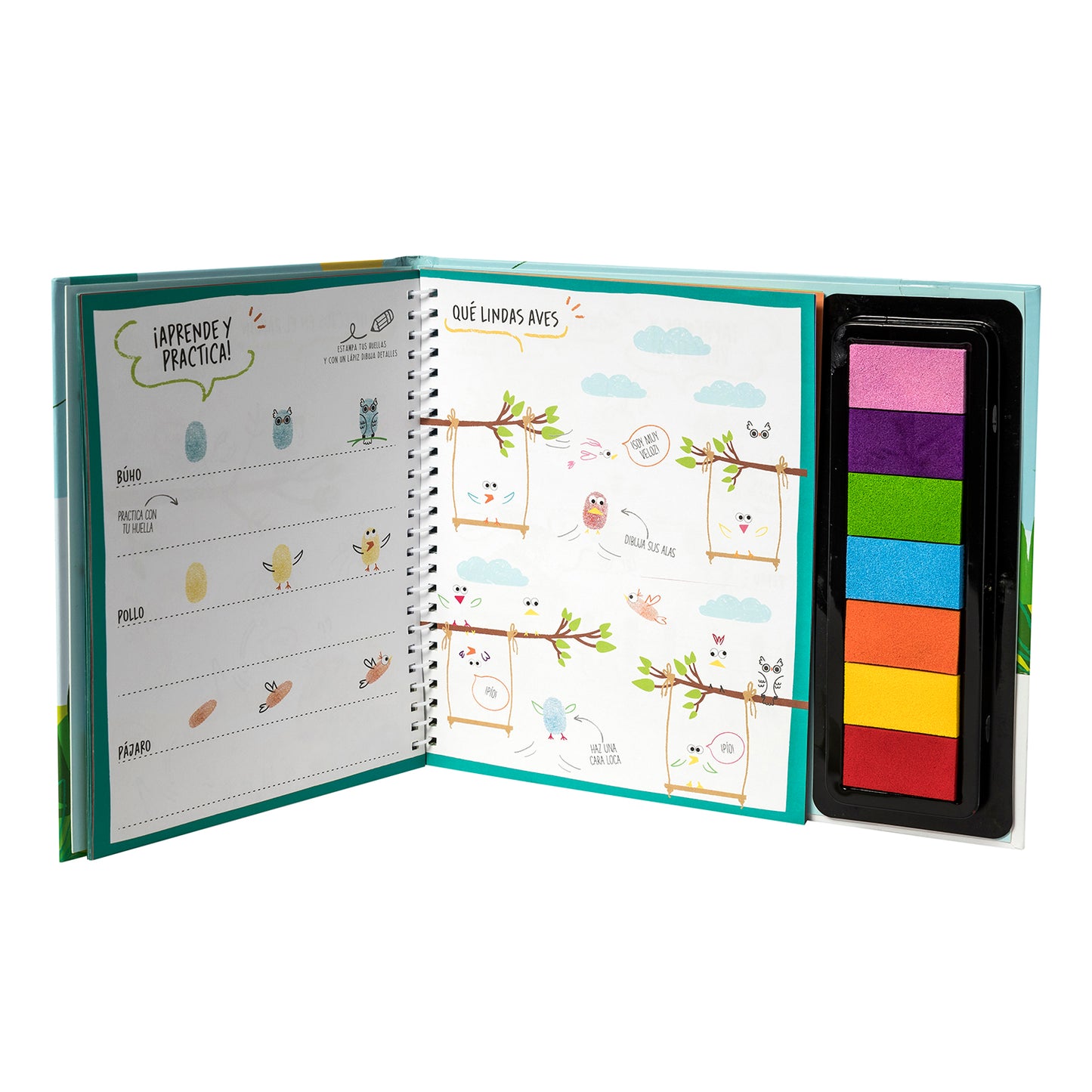 Libro de dibujos con huellas dactilares Artel