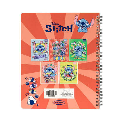 Cuaderno Universitario 100 Hojas 7Mm Stitch Foodie