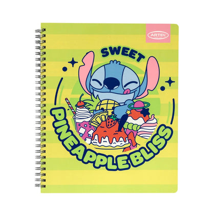 Cuaderno Universitario 100 Hojas 7Mm Stitch Foodie