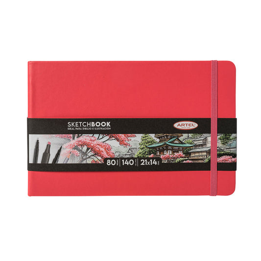 Sketchbook Artel 21X14 Roja