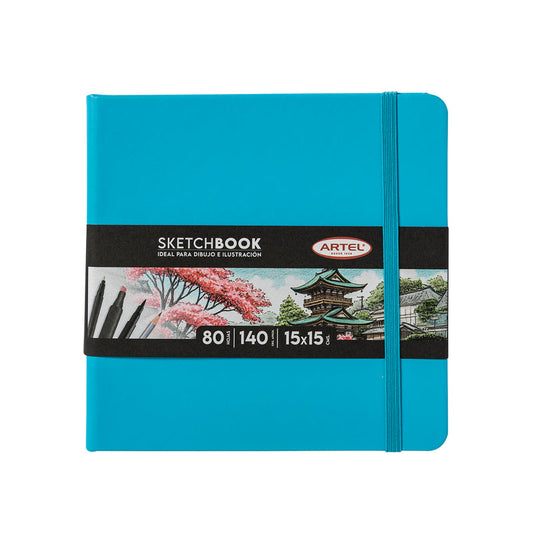 Sketchbook Artel 15X15 Celeste