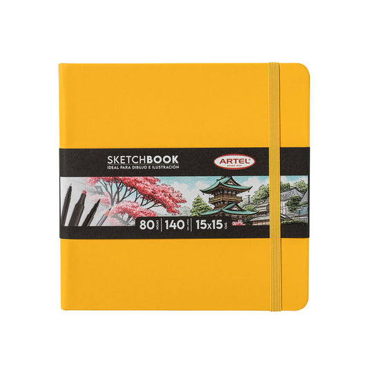 Sketchbook Artel 15X15 Amarilla