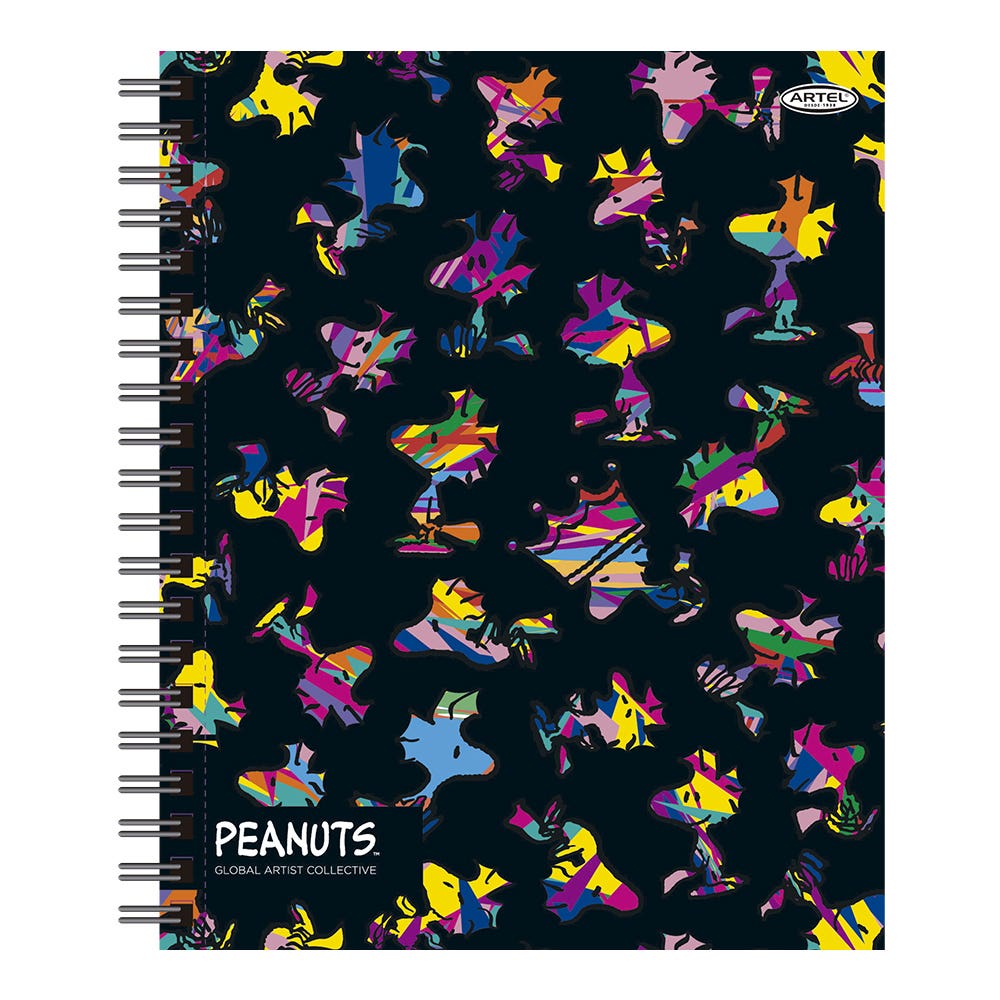 Cuaderno Universitario Snoopy 100 Hojas 7Mm Hojas Diseño Aleatorio Artel