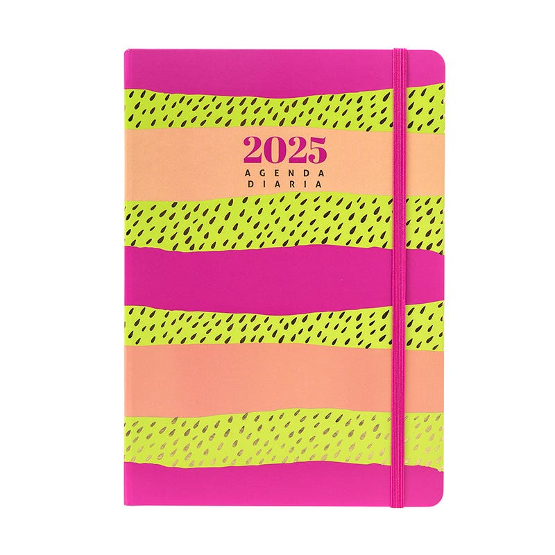 Agenda 2025 DxP Fuxia Print C/Elas