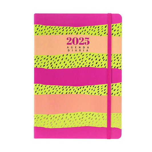 Agenda 2025 DxP Fuxia Print C/Elas