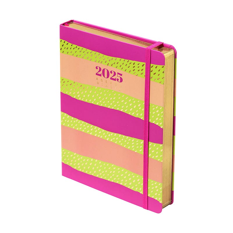 Agenda 2025 DxP Fuxia Print C/Elas