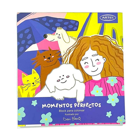 Block para colorear Momentos Perfectos