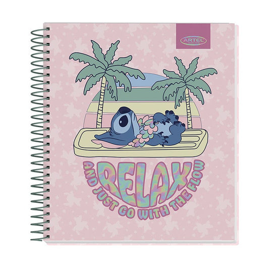 Cuaderno Book 120 Hojas Stitch Waves Artel