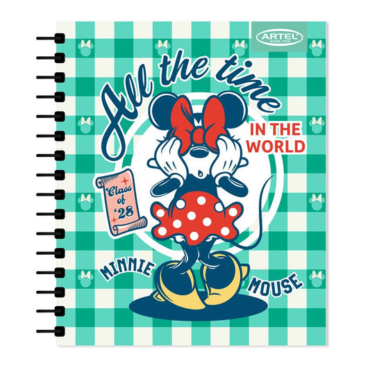 Cuaderno Book Artel 120 Hojas Diseño Minnie