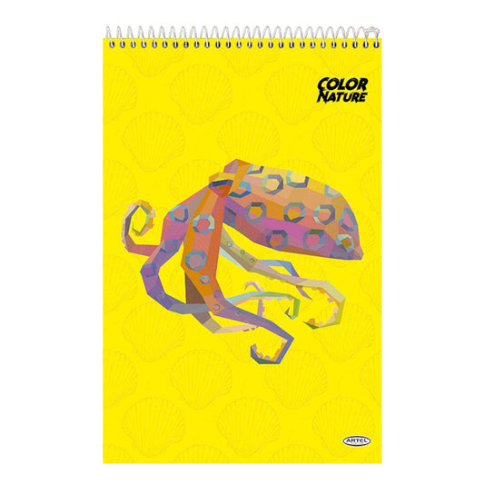 Croquera Color Nature Oficio Diseño Aleatorio Artel