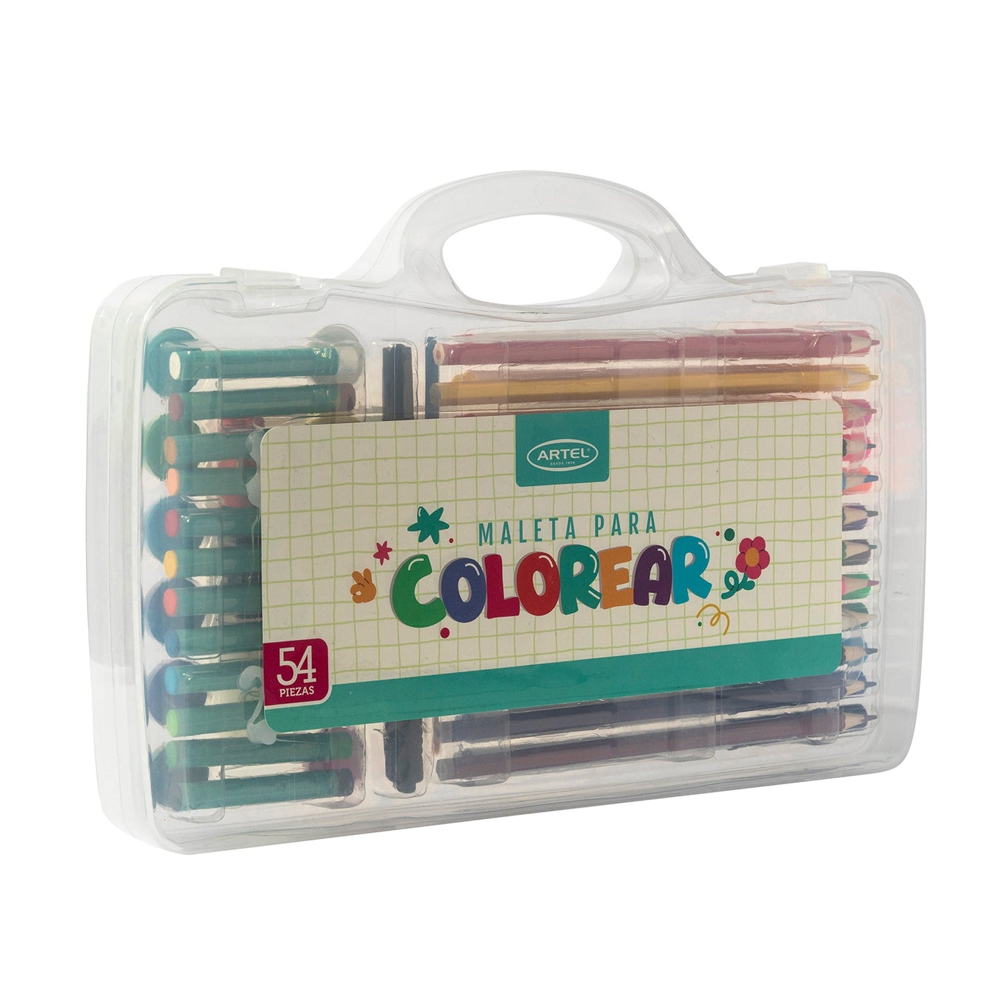 Maleta para Colorear Artel 54 piezas