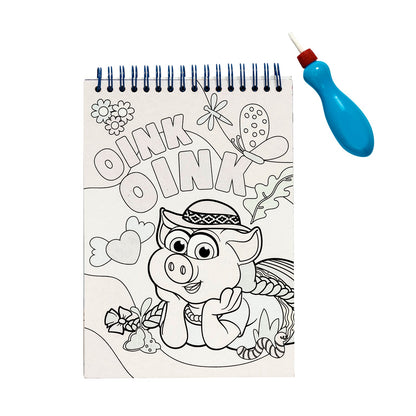 Libro para colorear Artel Water Magic La Granja de Zenon