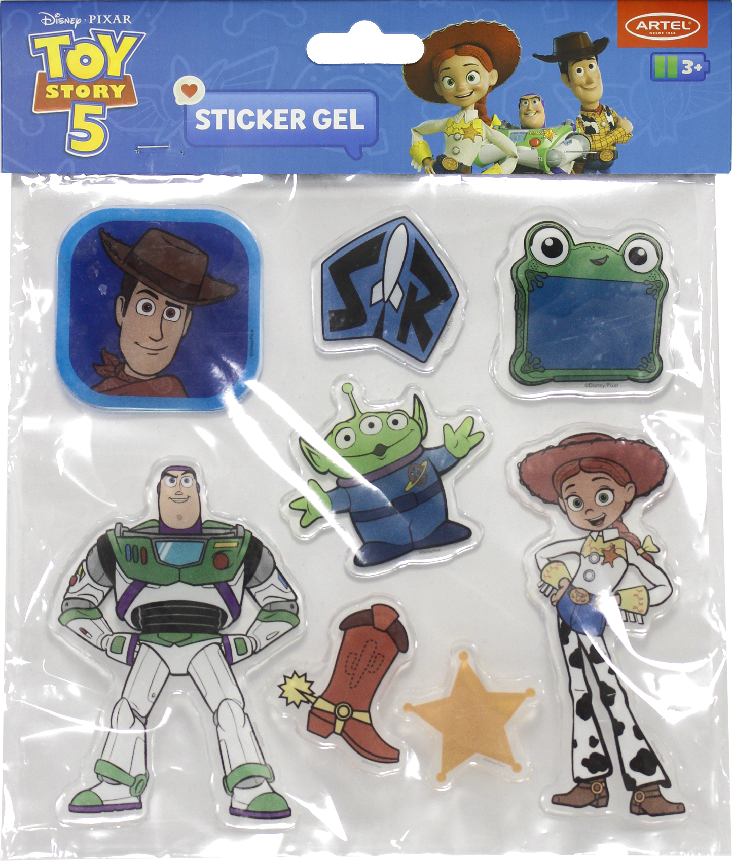 Stickers Gel Artel Diseño Toy Story 5