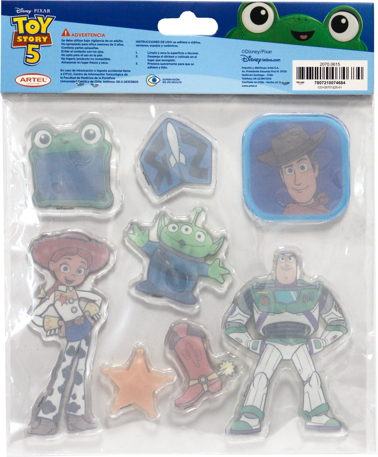 Stickers Gel Artel Diseño Toy Story 5