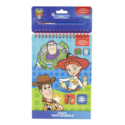 Block Pinta Con Acuarela Artel Diseño Toy Story 5