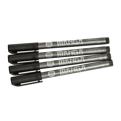 Set Tiralíneas Artel Manga 4 Unidades