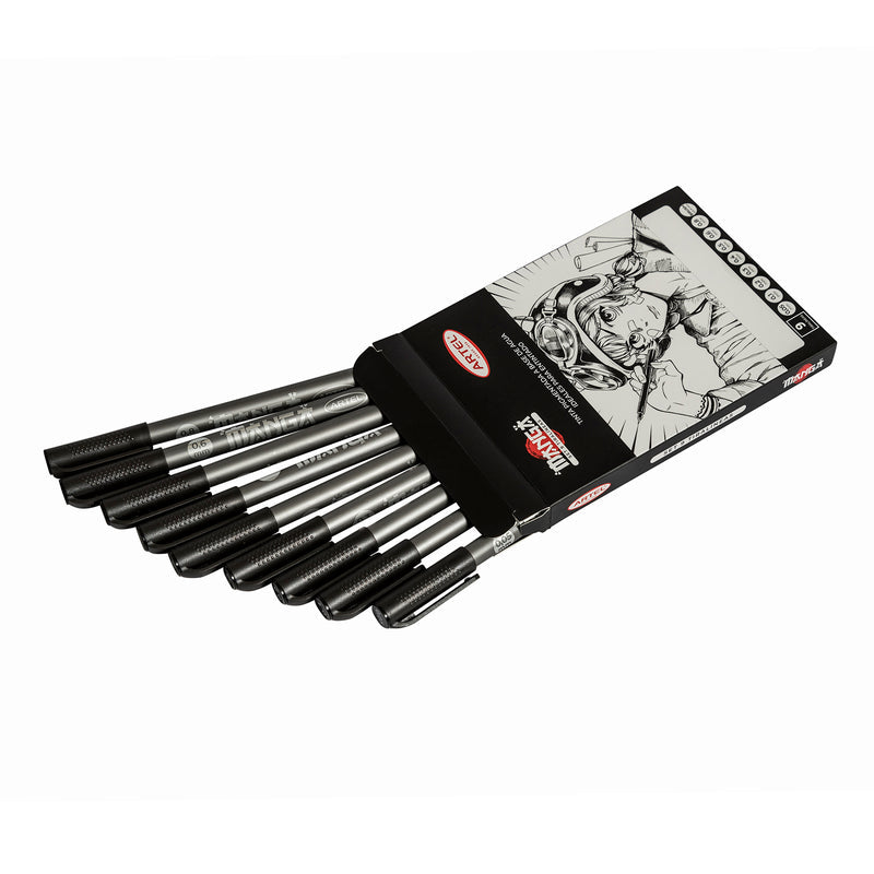Set Tiralíneas Artel Manga 9 Unidades