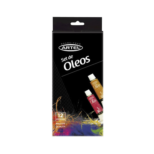 Set Oleos Artel 12 colores de 12ml .