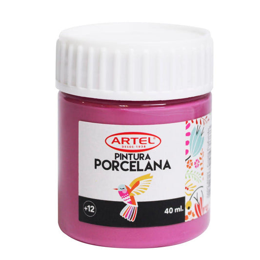 Fco 40ml Pintura Porcelana Fucsia Profun