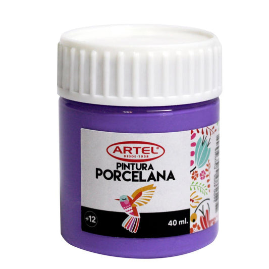Fco 40ml Pintura Porcelana Purpura