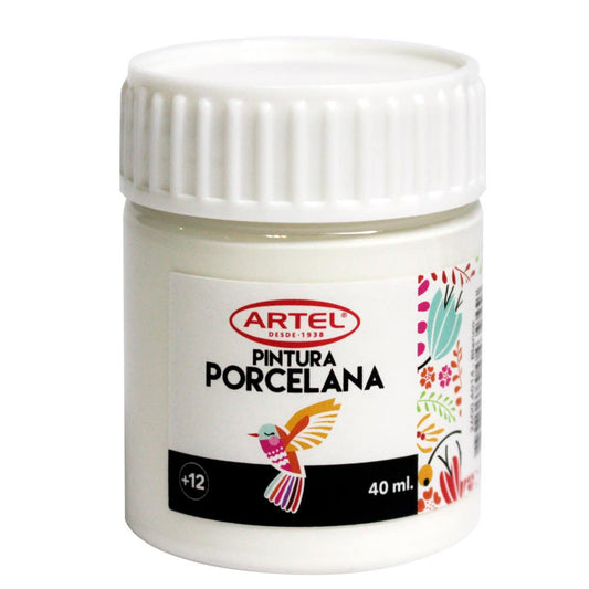 Fco 40ml Pintura Porcelana Blanco