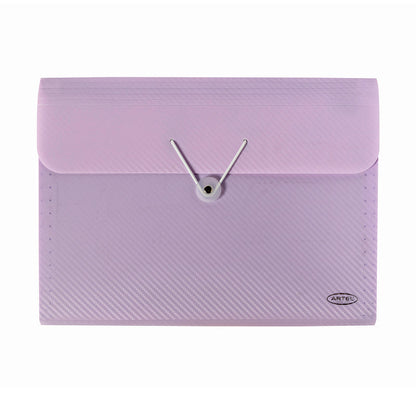 Carpeta Con Fuelle Artel Pastel 7 Divisiones